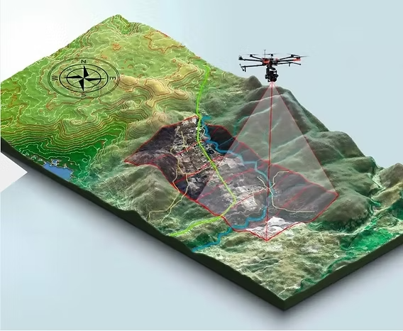 Aerofotogrametria com Drone